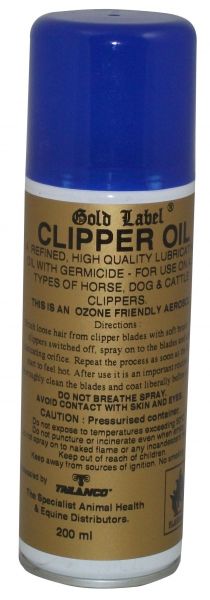 Gold Label Clipper Oil Aerosol - 200 Ml 