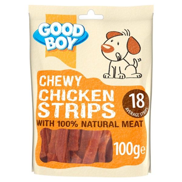 Good Boy Pawsley & Co Chewy Chicken Strips 100g