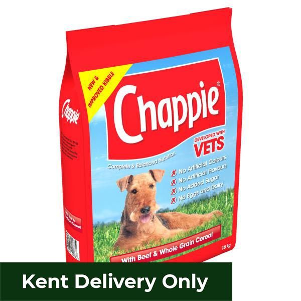 Chappie Complete Beef & Wholegrain Cereal Dry 15kg