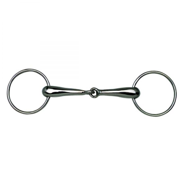 Korsteel Hollow Mouth Jointed Loose Ring Snaffle Bit