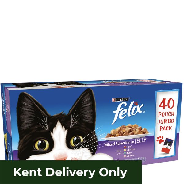 Felix Pouch Mixed Variety 40 Pack
