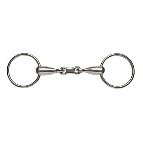 Korsteel Thick Mouth French Link Loose Ring Snaffle Bit