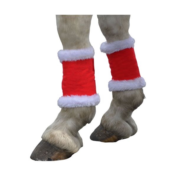 Hy Christmas Santa Horse Leg Wraps