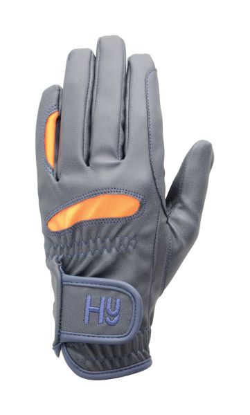 Hy5 Lightweight Riding Gloves Navy/Orange