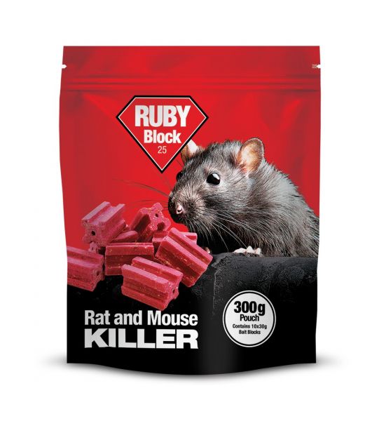 Ruby Rat Bait Blocks