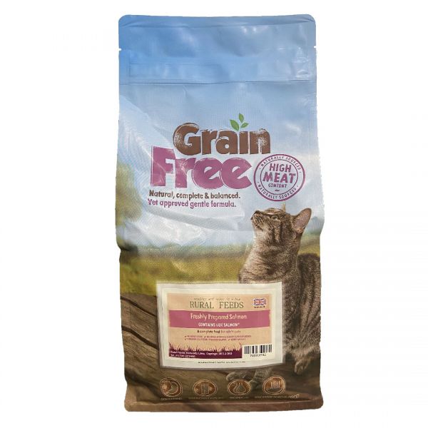 Rural Feeds Grain Free Adult Salmon Cat