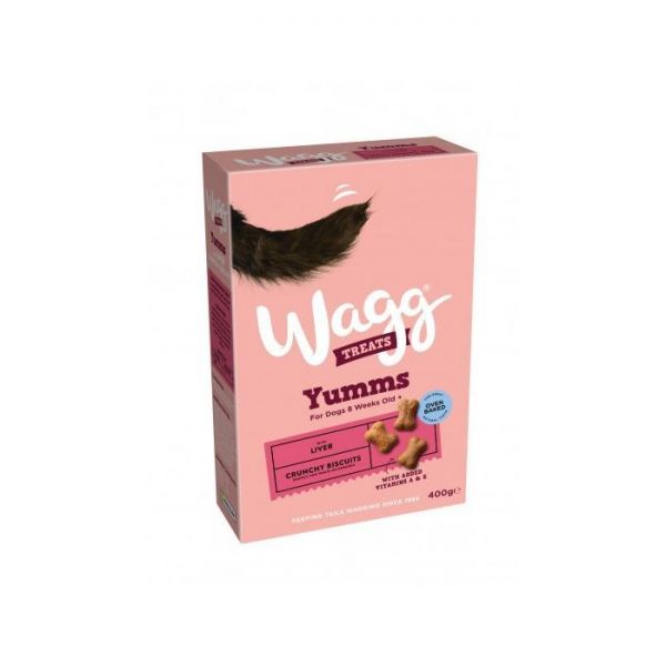 Wagg Yumms Dog Biscuits With Liver 400g