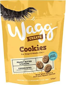 Wagg Cookie Treats Peanut & Banana 125g