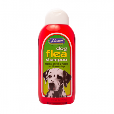 Johnsons Dog Flea Shampoo 400ml
