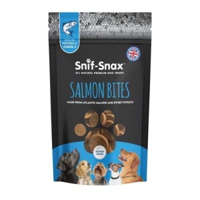 Snif Snax Atlantic Salmon & Sweet Potato Bites 100g