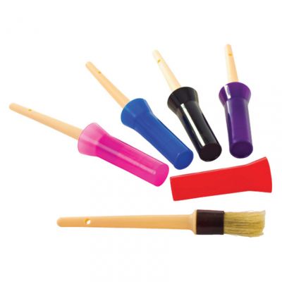 SINGLE Lincoln Hoof Oil Brush With Cap Various Colours