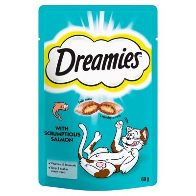 Dreamies Cat Treat Salmon 60g 