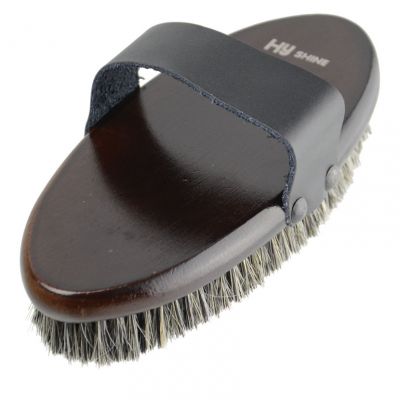 HySHINE Deluxe Body Brush with Horse Hair 