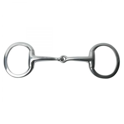 Korsteel Featherweight Thin Mouth Jointed Flat Eggbutt Snaffle
