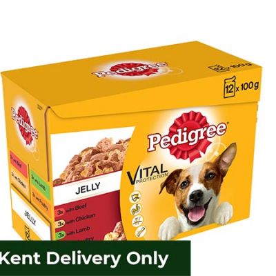 Pedigree Pouch Adult Favourites In Jelly (12 Pack) 