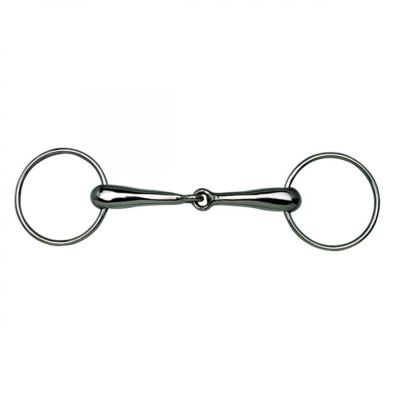 Korsteel Hollow Mouth Jointed Loose Ring Snaffle Bit