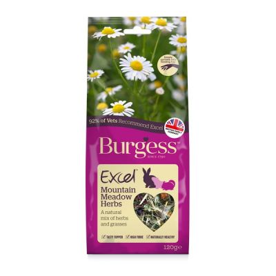 Burgess Excel Mountain Meadow Herbs 120g 