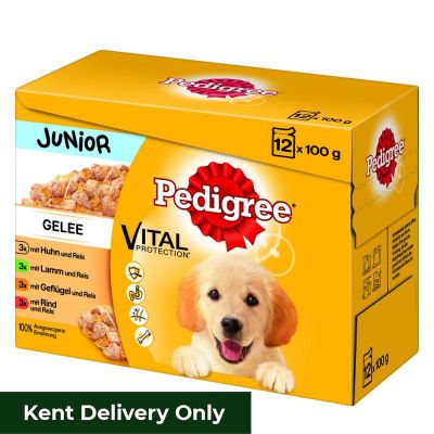 Pedigree Puppy Pouch Meat Selection in Jelly 12x100g 