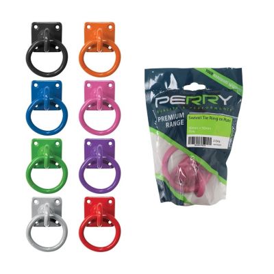 Perry Swivel Tie Ring on Plate - 2 pack