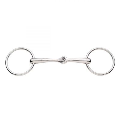 Korsteel Solid Mouth Jointed Loose Ring Snaffle