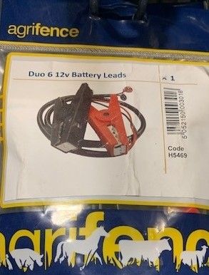 Duo 6 12v Energiser Battery Leads