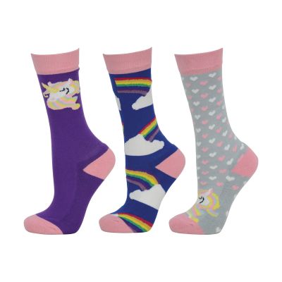 HyFASHION Unicorn Socks Child 3 pack 
