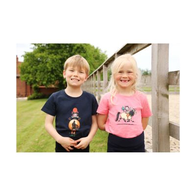 Kids Hy Equestrian Thelwell Collection Badge T-Shirt