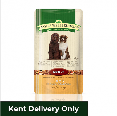 James Wellbeloved Pouches Adult Lamb (10pk)