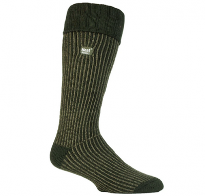Heat Holders Buzzard Pin Stripe Long Boot Sock