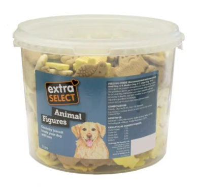 Extra Select Animal Figures Dog Biscuits Bucket 3ltr