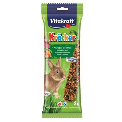 Vitakraft Kracker Rabbit Vegetable & Beetroot (2Pk)