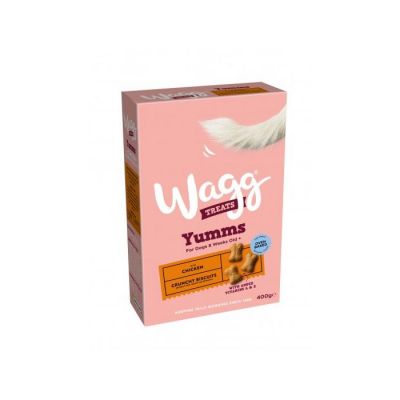 Wagg Yumms Dog Biscuits With Chicken 400g 